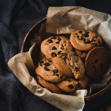 Chocolate cookies at Marwadi Café